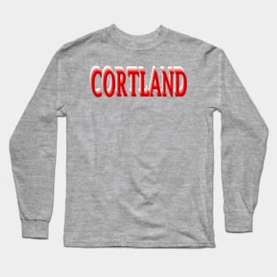 cortland text gradient Long Sleeve T-Shirt